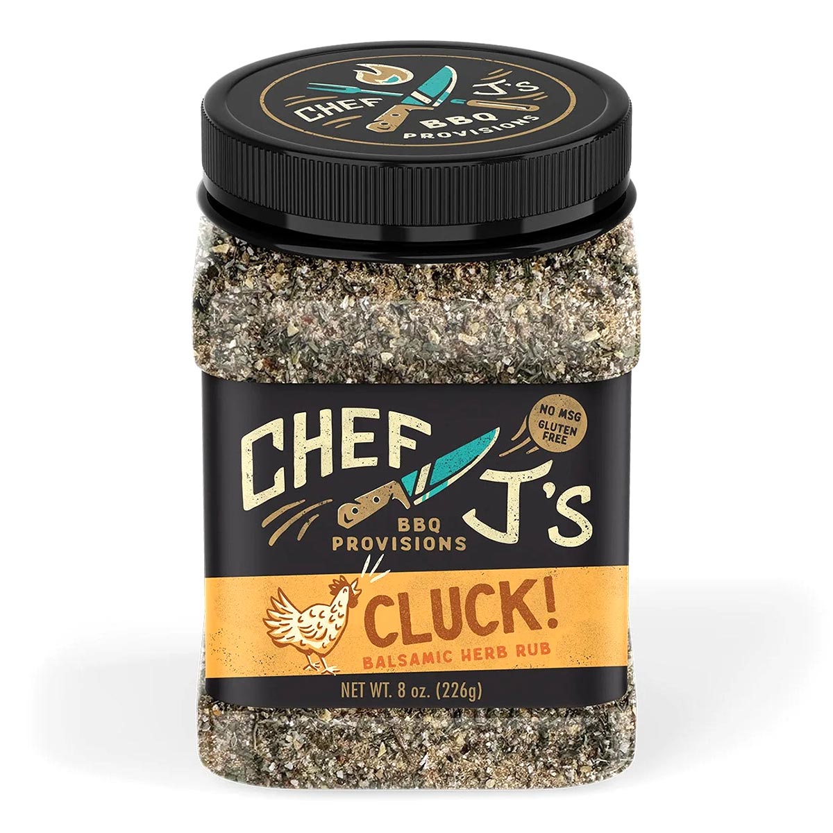 Chef J's CLUCK! Rub 8oz Jar