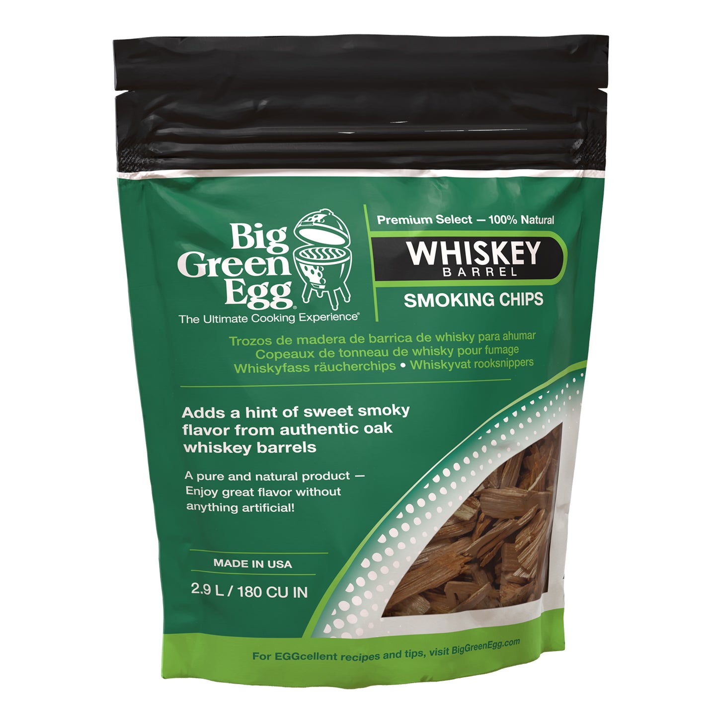Whiskey Barrel Smoking Chips (premium) Big Green Egg