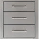 Alfresco 17-Inch Three Tier Storage Drawers - AXE-3DR-SC