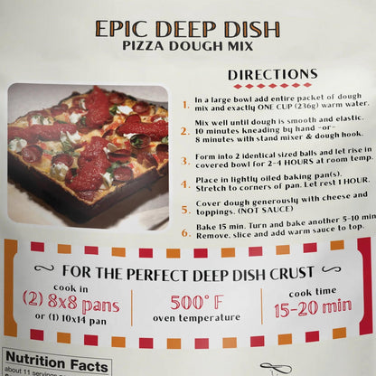 Urban Slicer Epic Deep Dish Pizza Dough