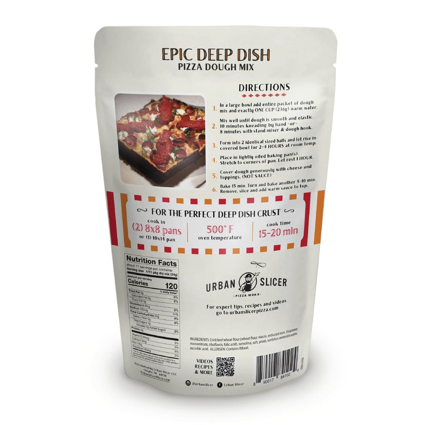 Urban Slicer Epic Deep Dish Pizza Dough