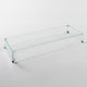 12" x 42" Rectangular Tempered Glass Wind Guard GG-1242