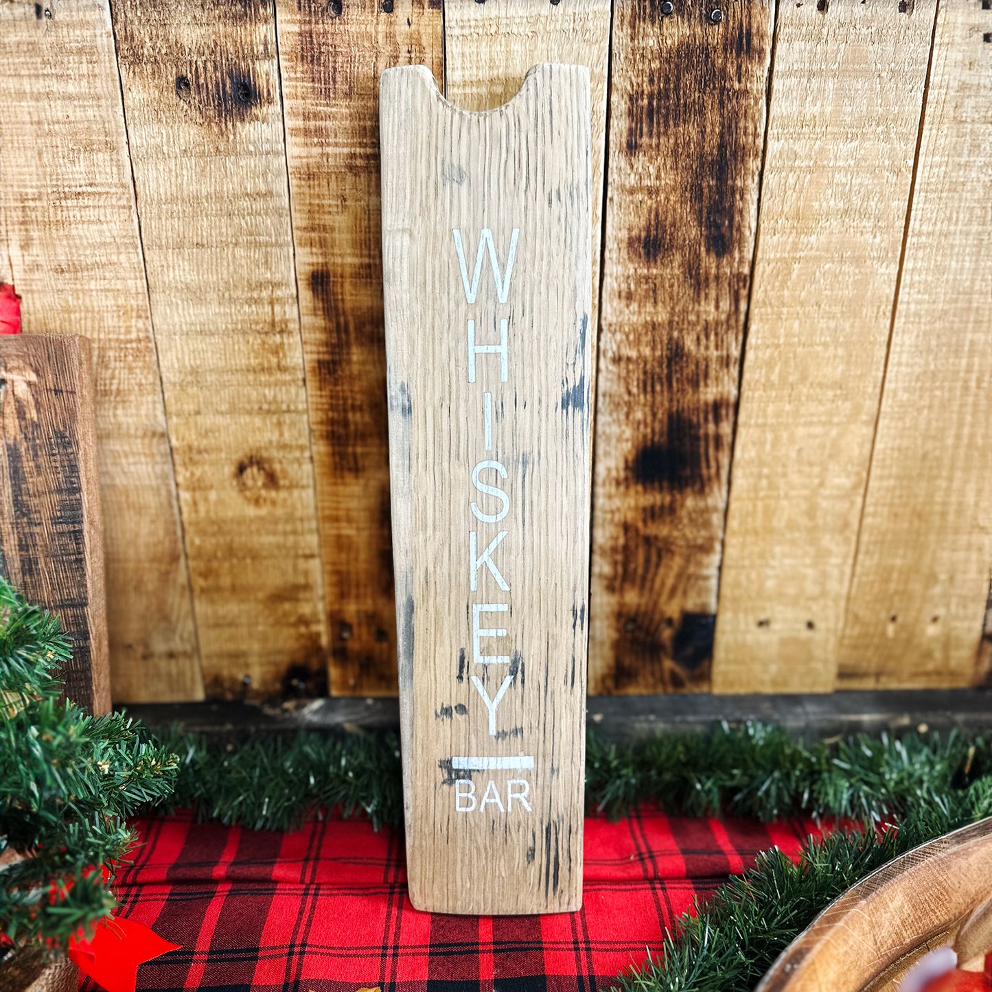 Whiskey Bar Wall Art - Half Stave