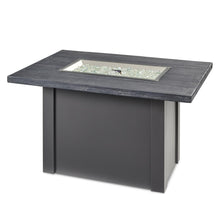 Load image into Gallery viewer, Havenwood Rectangular Gas Fire Pit Table w/ Glass Guard
