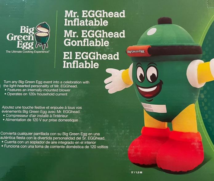 BGE Inflatable, Mr. EGGhead, 5'