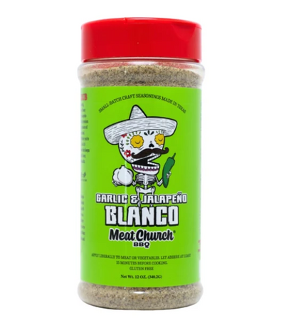 Meat Church Garlic & Jalapeno Blanco Seasoning 12oz