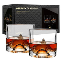 Load image into Gallery viewer, K2 Crystal Bourbon Whiskey Glasses - Set of 2 - LIITON

