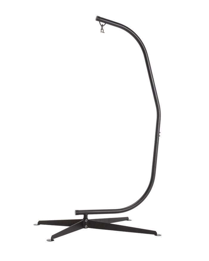 Hatteras Hammocks Crescent Single Swing Stand - Black