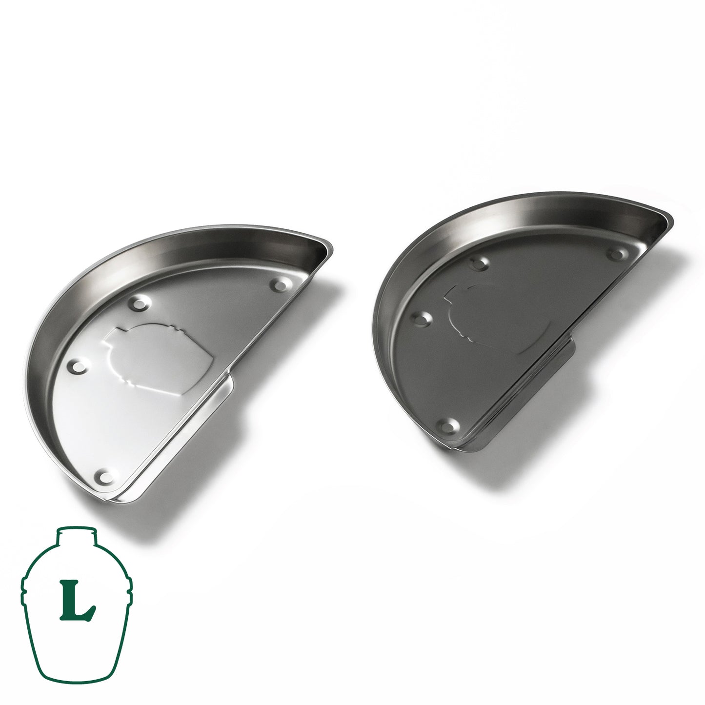 Durable Drip Trays for Big Green Egg (Stainless Steel)