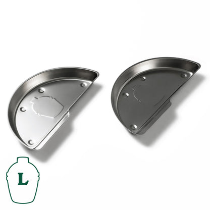 Durable Drip Trays for Big Green Egg (Stainless Steel)