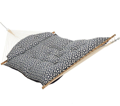Hatteras Hammocks Large Sunbrella Tufted Hammock with Detachable Pillow