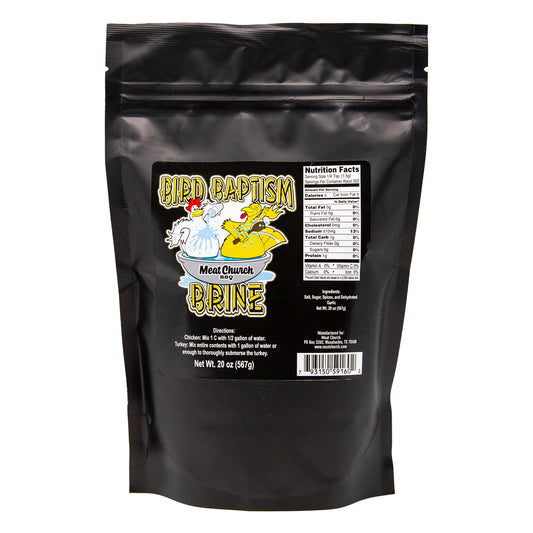 Meat Church Bird Baptism Poultry Brine 1.25lb Bag