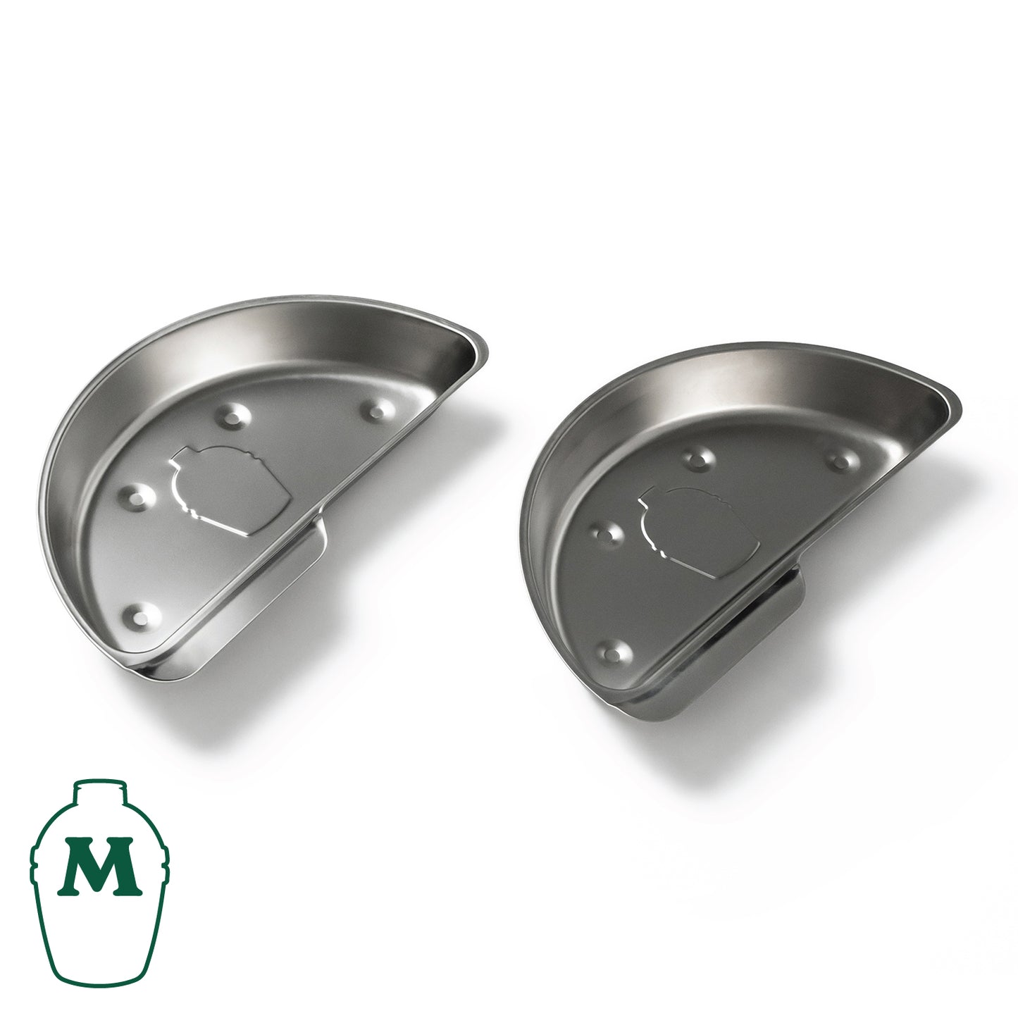 Durable Drip Trays for Big Green Egg (Stainless Steel)