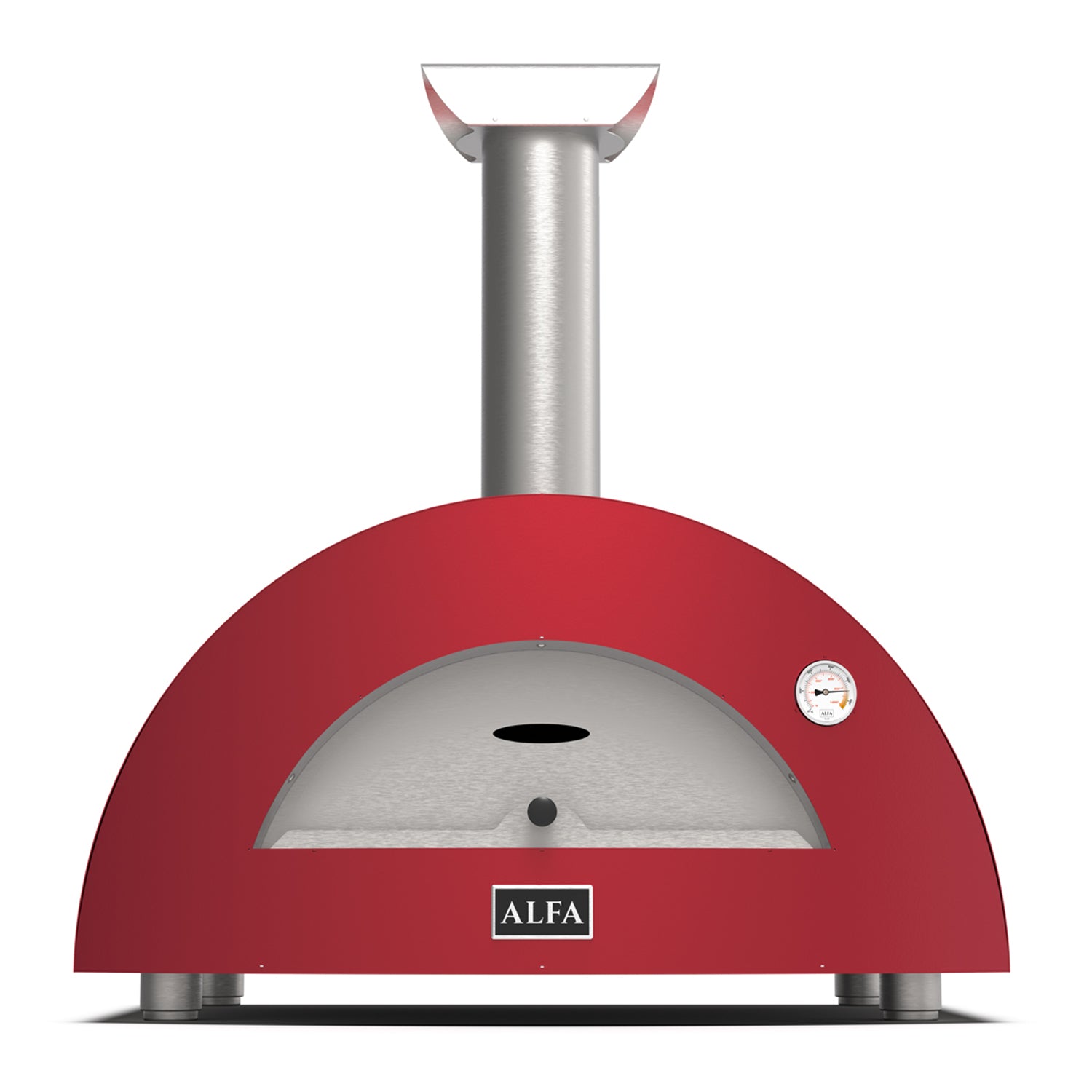 Alfa Moderno 2 Pizze Gas Pizza Oven - Antique Red - FXMD-2P-GROA-U