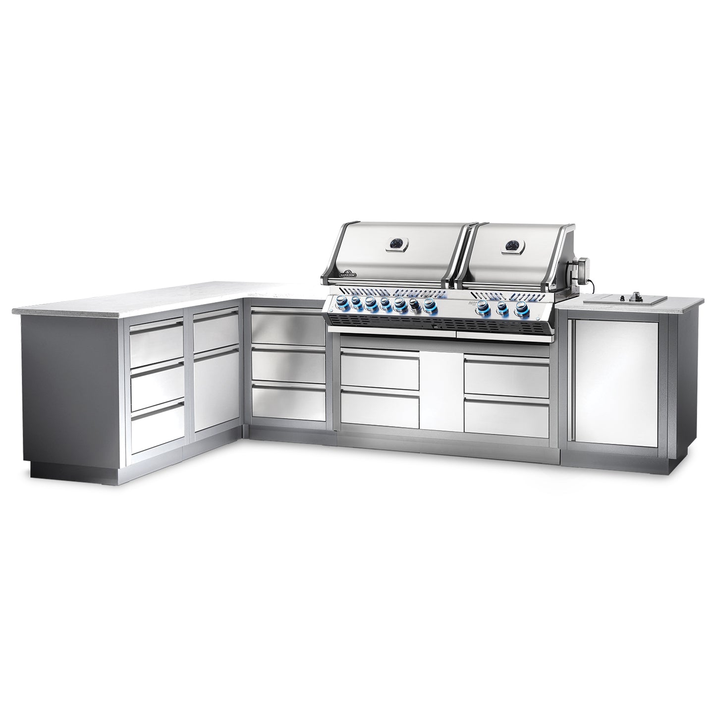 Napoleon Built-In Prestige PRO 825 RBI w/ Infrared Bottom and Rear Burners (Stainless Steel) 9-Burner