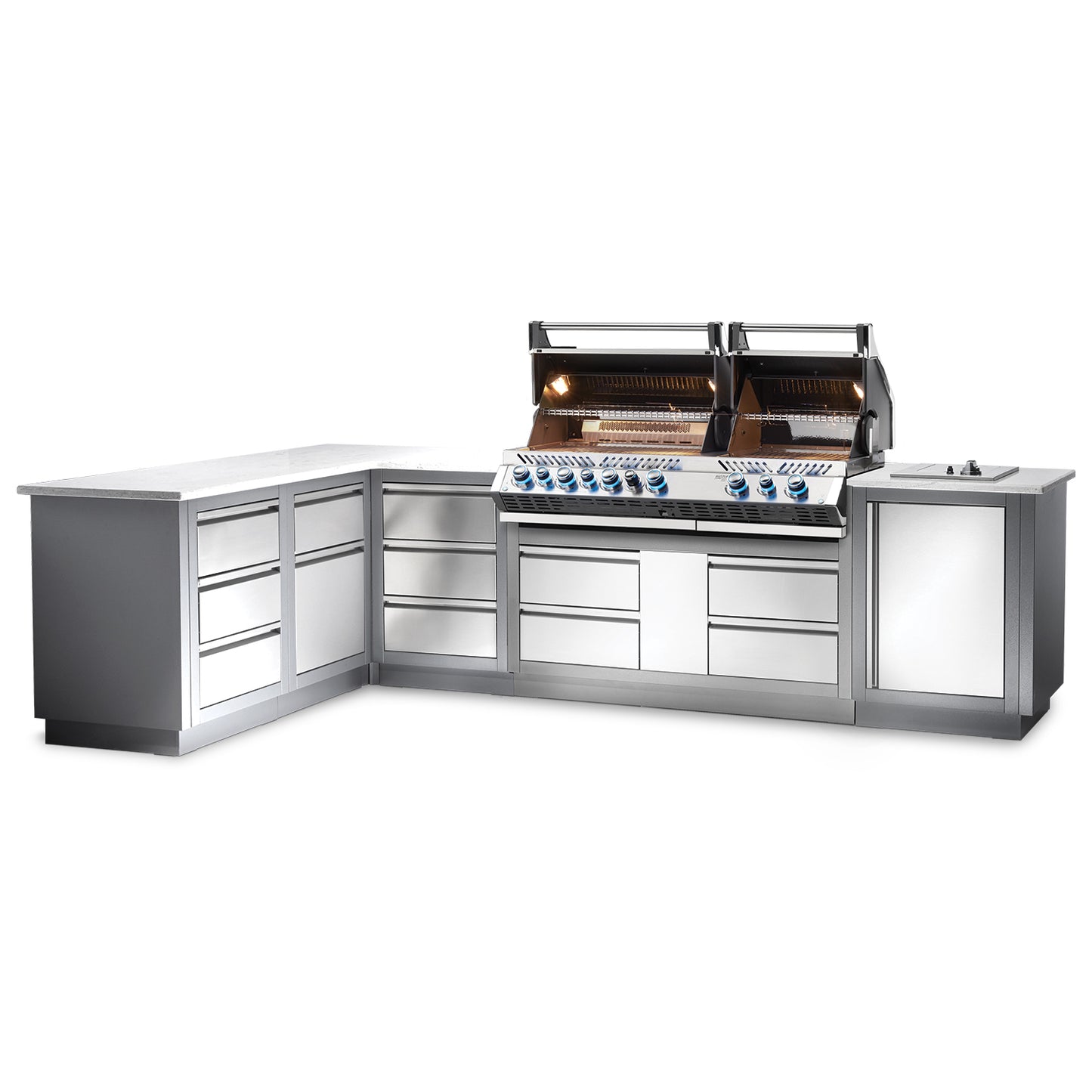 Napoleon Built-In Prestige PRO 825 RBI w/ Infrared Bottom and Rear Burners (Stainless Steel) 9-Burner