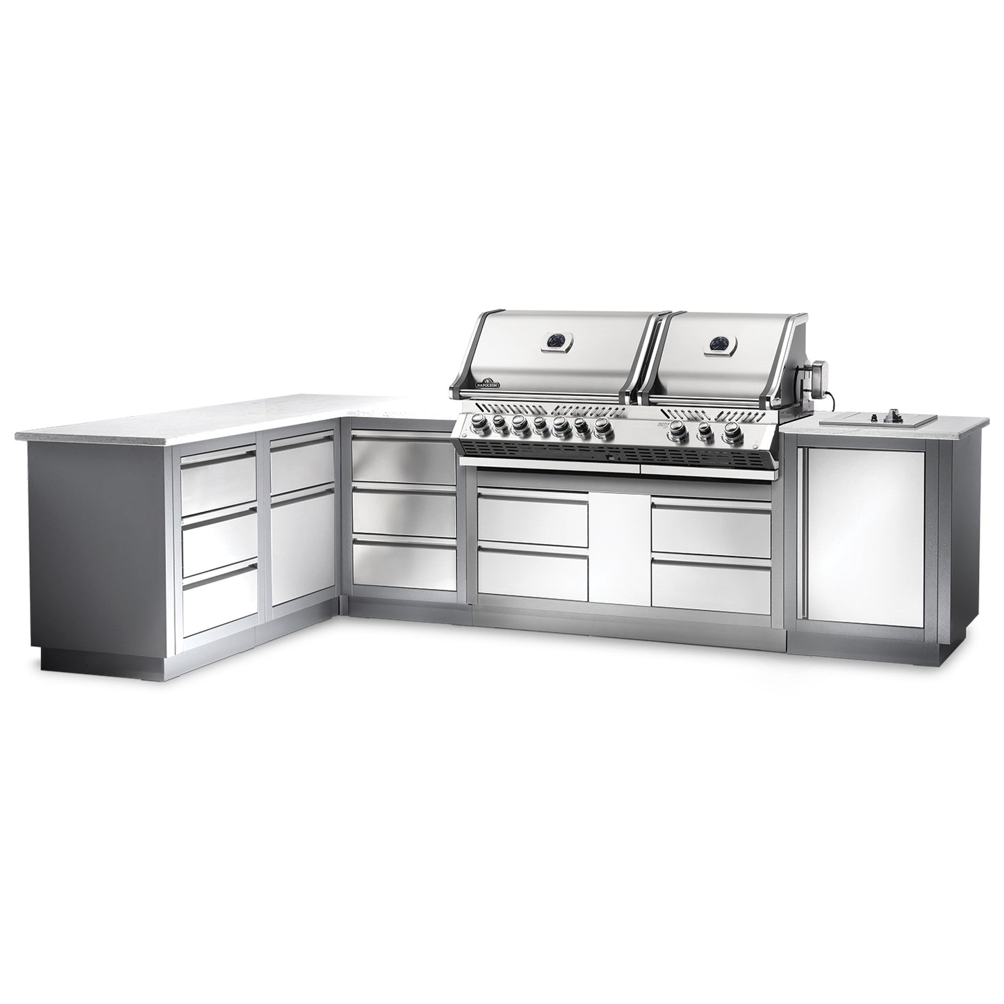 Napoleon Built-In Prestige PRO 825 RBI w/ Infrared Bottom and Rear Burners (Stainless Steel) 9-Burner