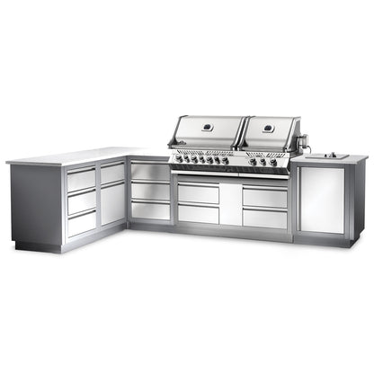 Napoleon Built-In Prestige PRO 825 RBI w/ Infrared Bottom and Rear Burners (Stainless Steel) 9-Burner