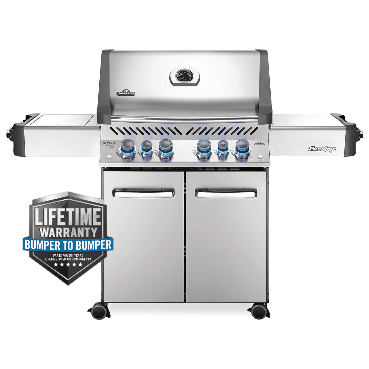 Napoleon Prestige 500 LP Gas Grill (Stainless Steel) P500RSIBPSS-3
