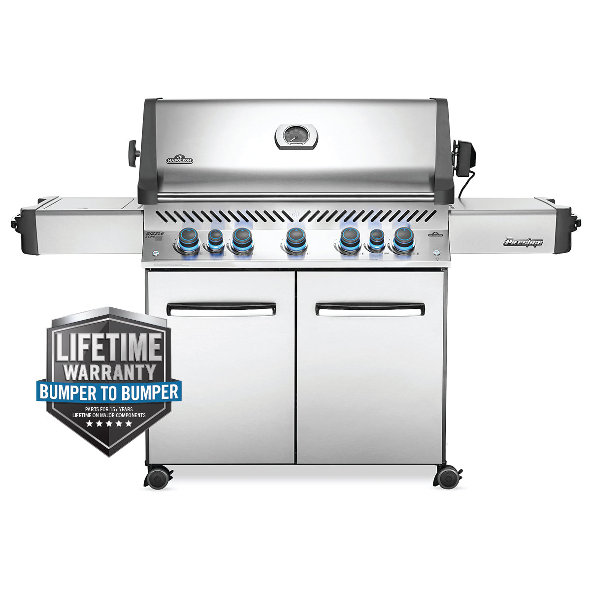 Napoleon Prestige 665 LP Gas Grill (Stainless Steel) P665RSIBPSS