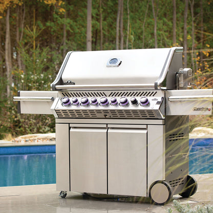 Napoleon Prestige PRO 665 RSIB w/ Infared Side and Rear Burners (Stainless Steel) 8-Burner