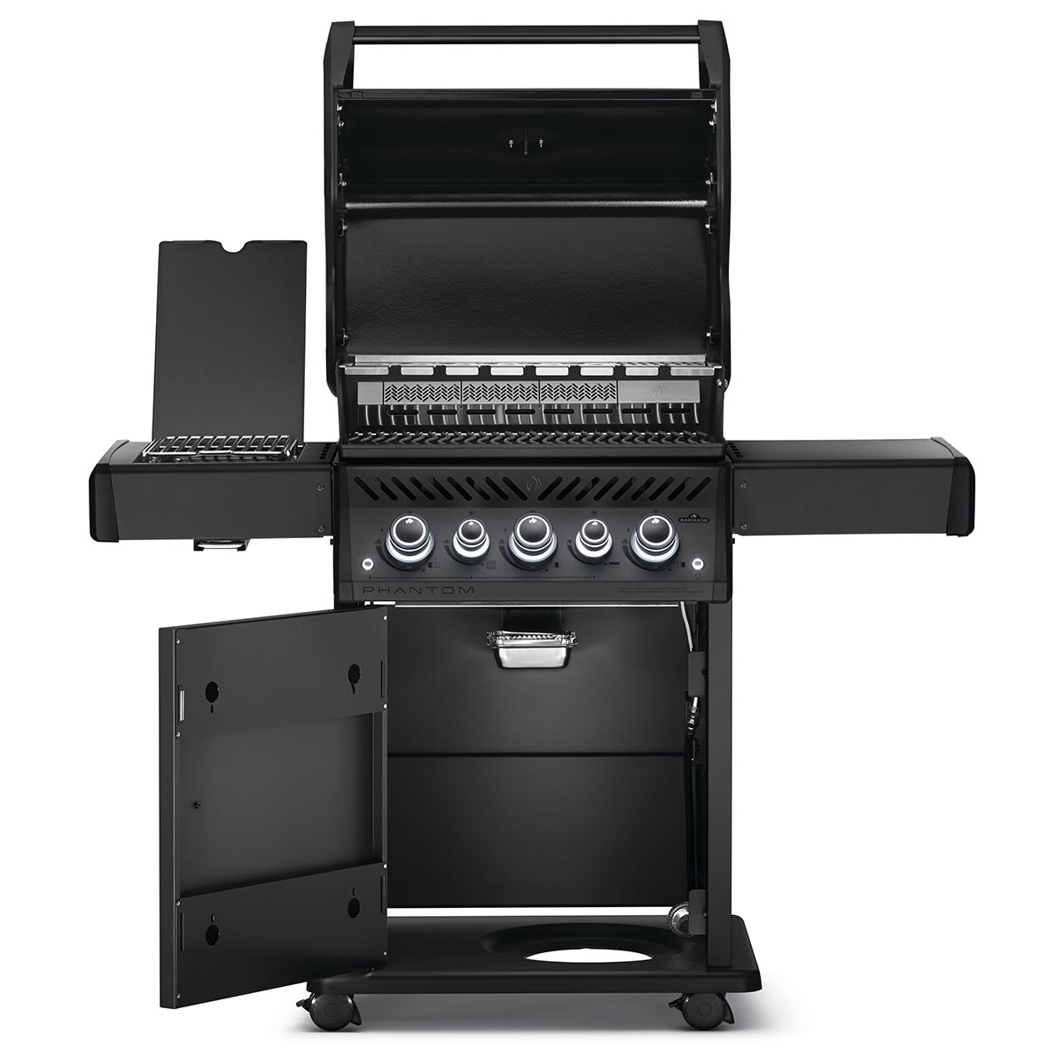 Napoleon Phantom Rogue SE 425 RSIB LP Gas Grill with Infrared Rear & Side Burners (Matte Black) RSE425RSIBPK-1-PHM