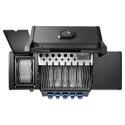 Napoleon Rogue PRO-S 425 RSIB Phantom w/ Infrared Side & Rear Burner (Matte Black) 5-Burner