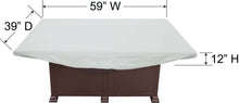Load image into Gallery viewer, Treasure Garden NEW Covers (Firepits, Ottomans &amp; Occasional Tables)

