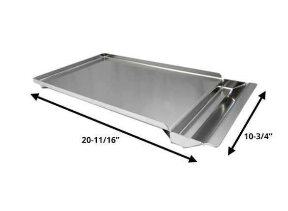 MHP ProFire Stainless Steel Griddle- PFGRIDLSS