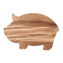 Load image into Gallery viewer, Pig Shaped Serving Board 28437
