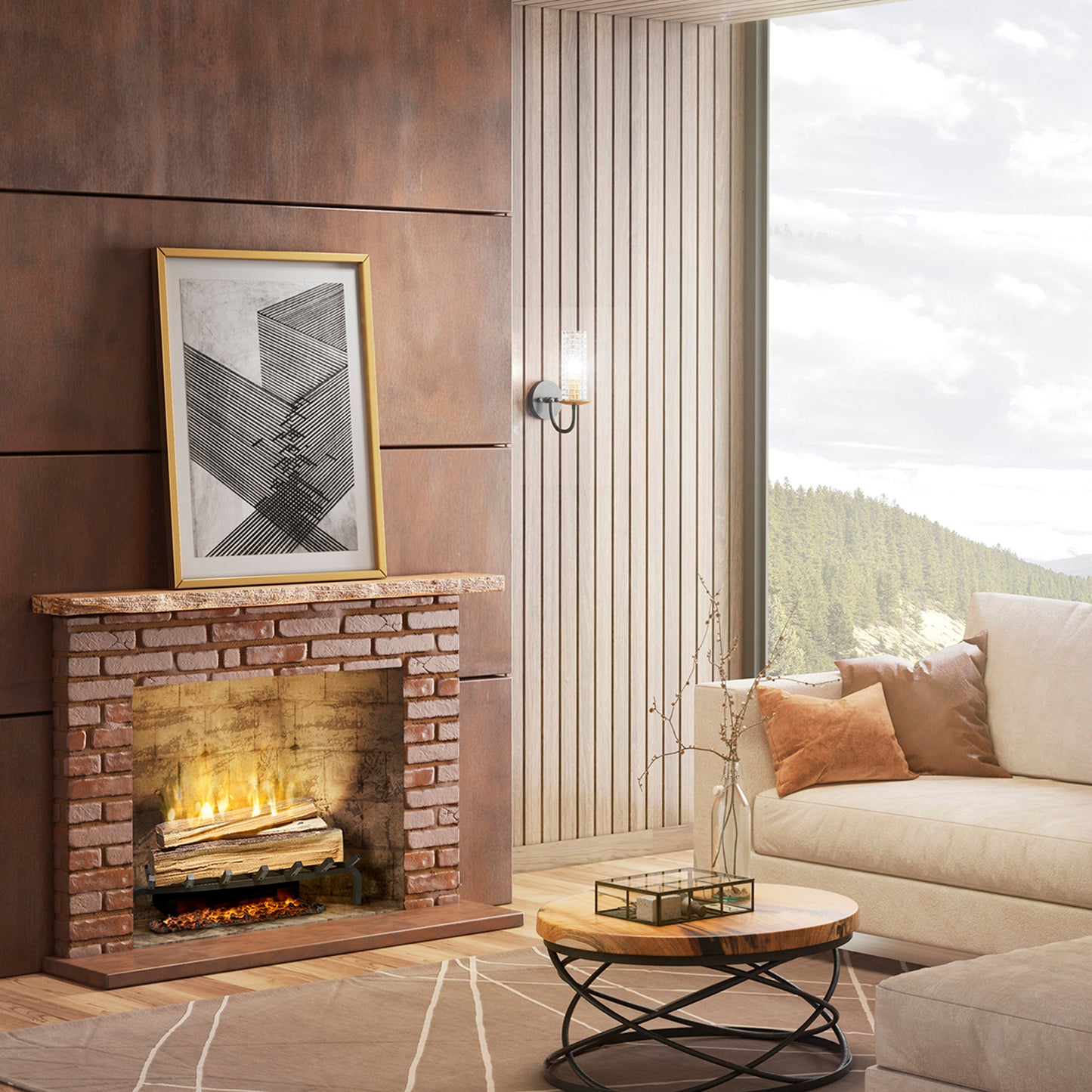 Dimplex 25" Revillusion Log Set (FRESH-CUT LOGS) Includes Ember Mat