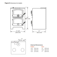 Load image into Gallery viewer, Dimplex Nectre N350 Wood-Fire Oven N350
