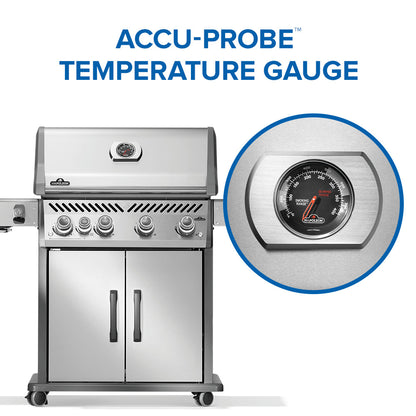 Napoleon Rogue PRO 525 SIB w/ Infrared Side Burner (Stainless) 5-Burner