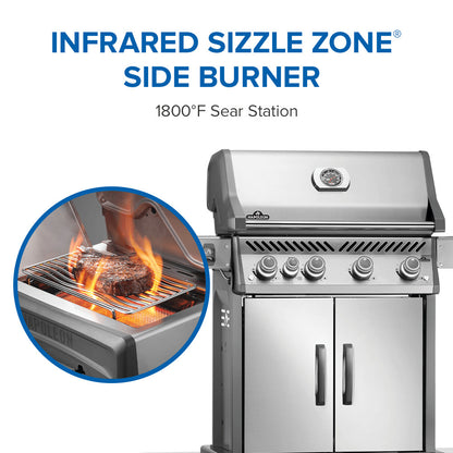 Napoleon Rogue PRO 525 SIB w/ Infrared Side Burner (Stainless) 5-Burner