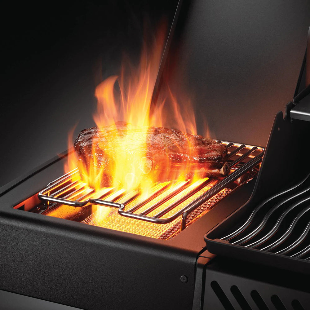 Napoleon Phantom Rogue SE 425 RSIB LP Gas Grill with Infrared Rear & Side Burners (Matte Black) RSE425RSIBPK-1-PHM