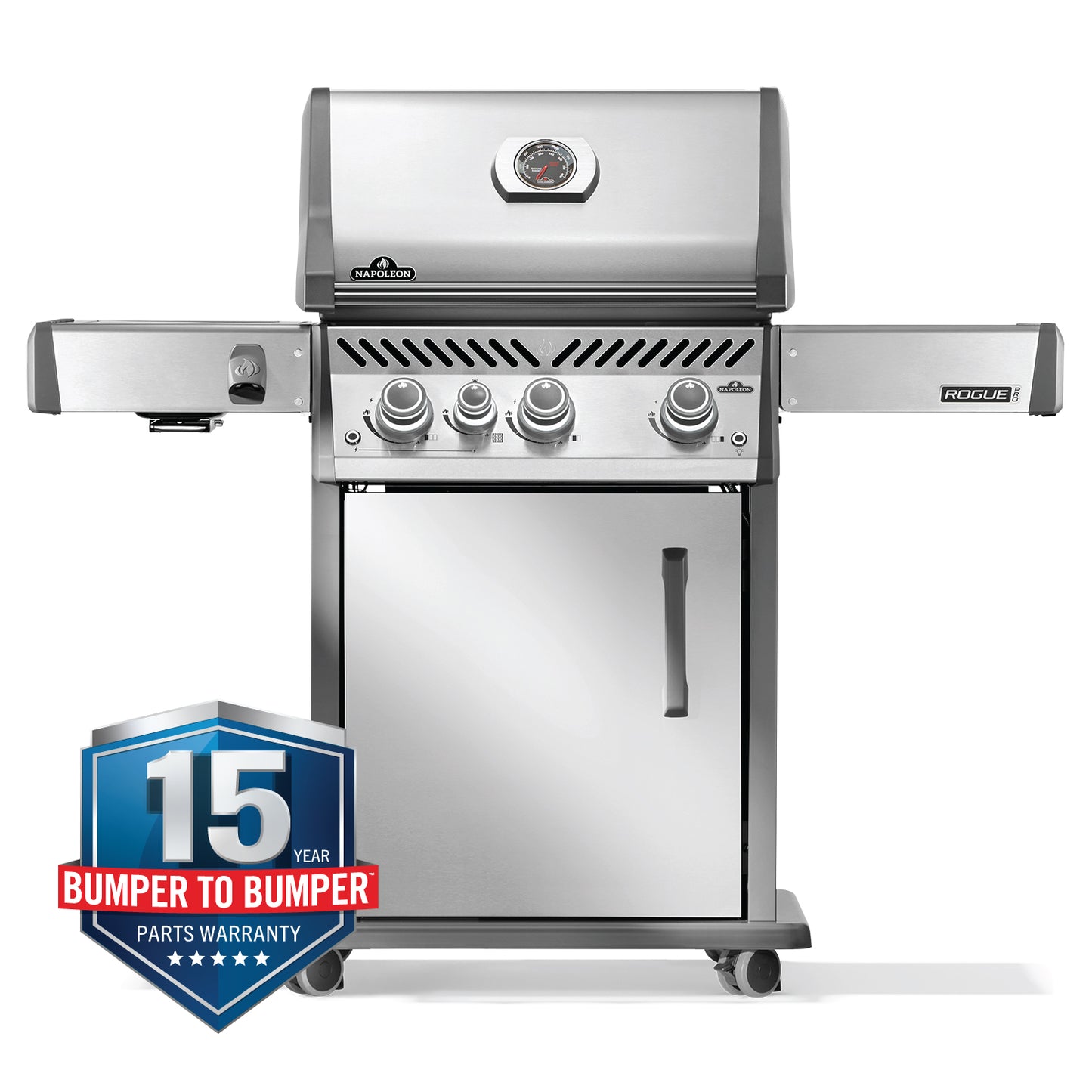 Napoleon Rogue PRO 425 SIB w/ Infrared Side Burner (Stainless) 4-Burner