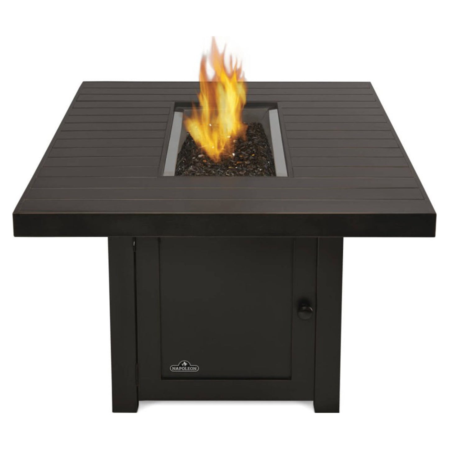 St. Tropez Rectangle Patioflame Table w/ Glass Wind Guard