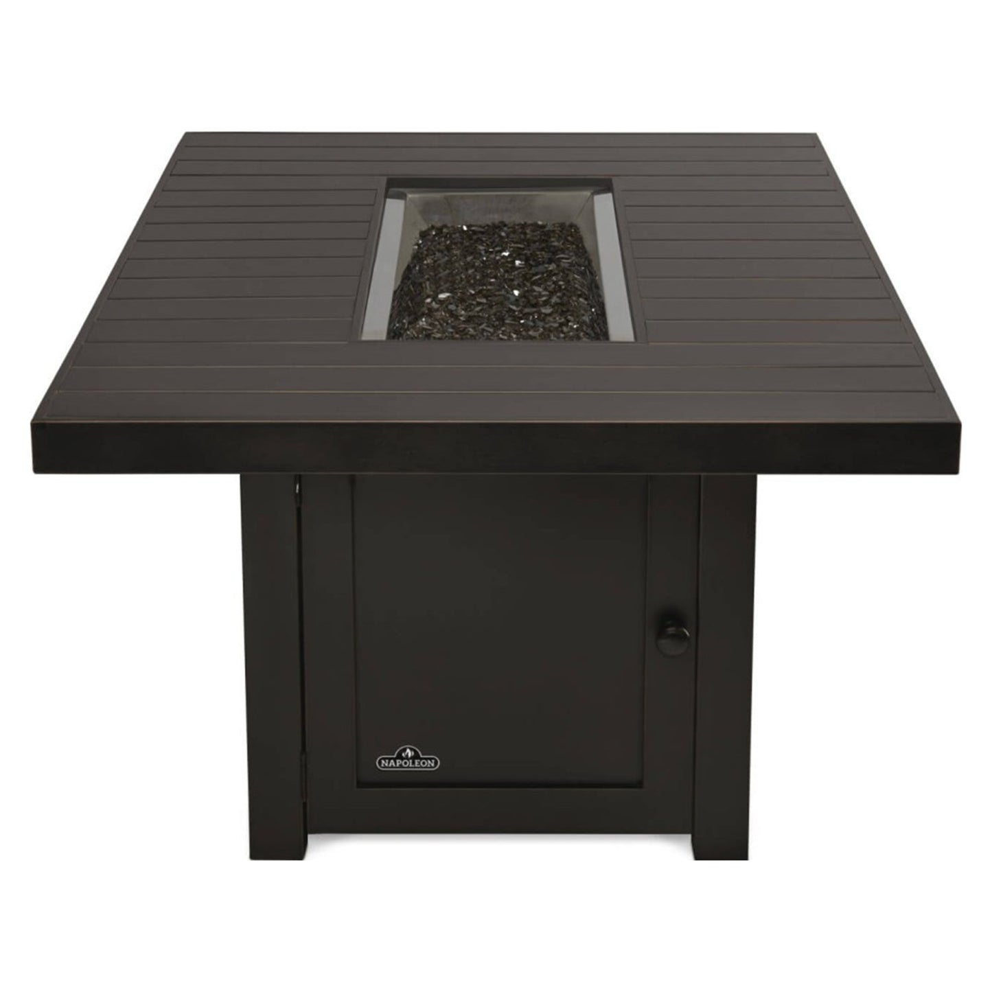 St. Tropez Rectangle Patioflame Table w/ Glass Wind Guard