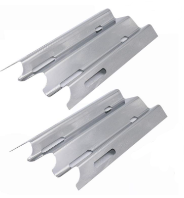 Hisencn Repair Kit Stainless Steel Gas Grill Burner Tube and Heat Plate Tent Shield Replacement