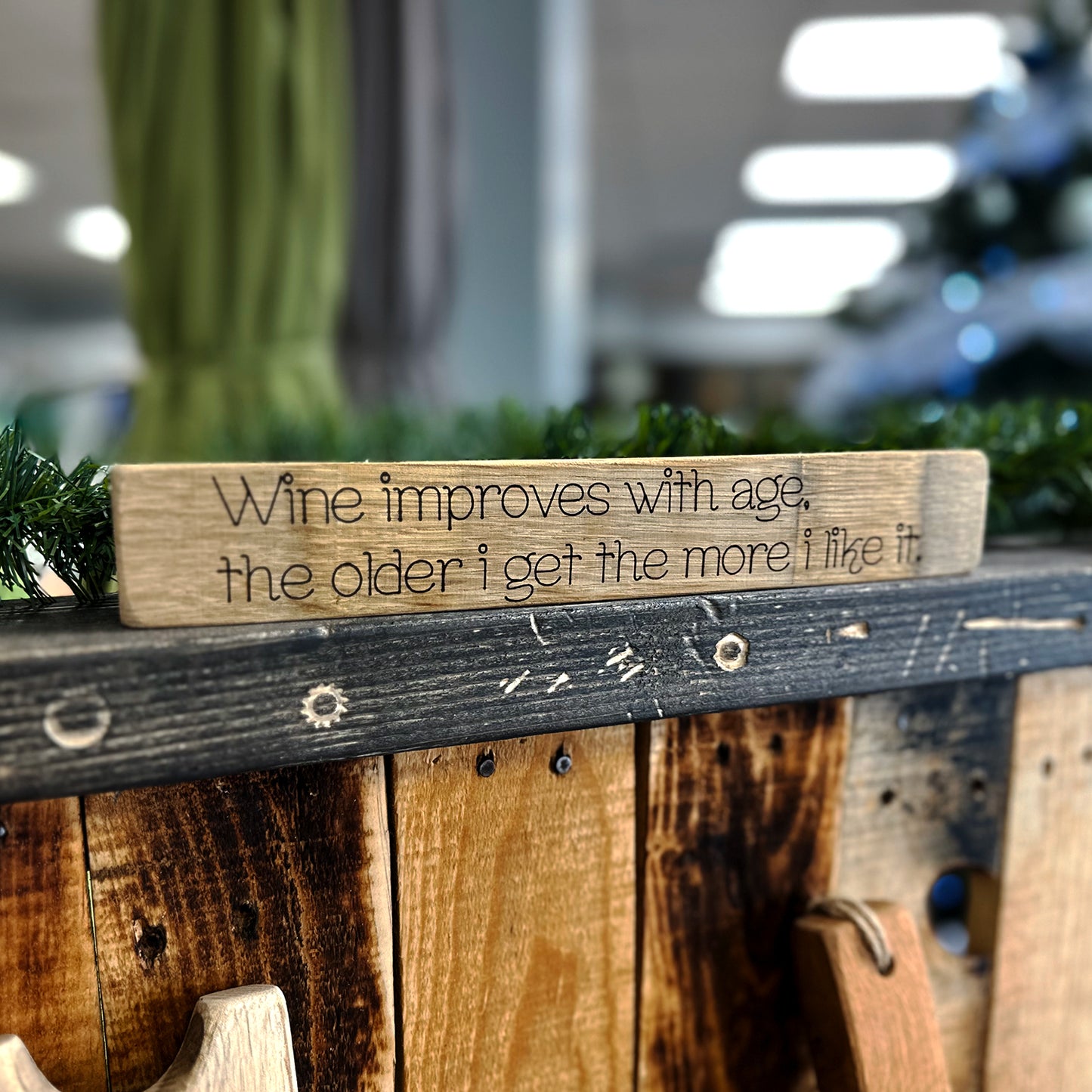 Wine Quotes Shelf Wall Art