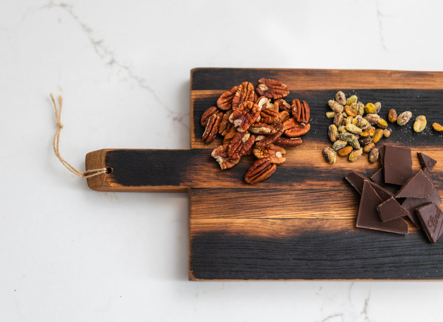 Whiskey Barrel Charcuterie Cheese Board