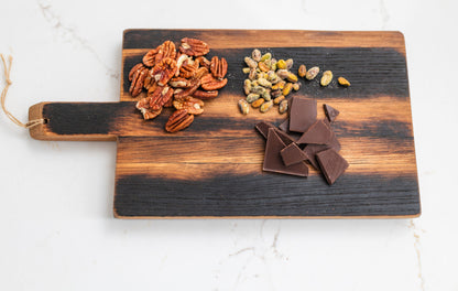 Whiskey Barrel Charcuterie Cheese Board