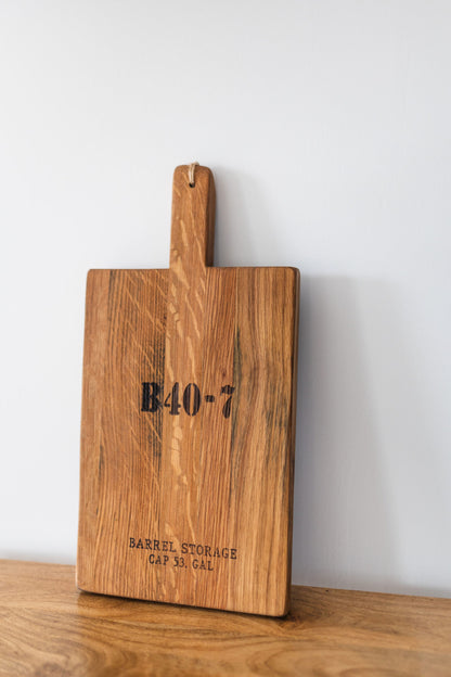 Whiskey Barrel Charcuterie Cheese Board