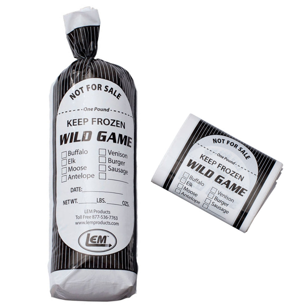2lb Wild Game Bags 25 Count