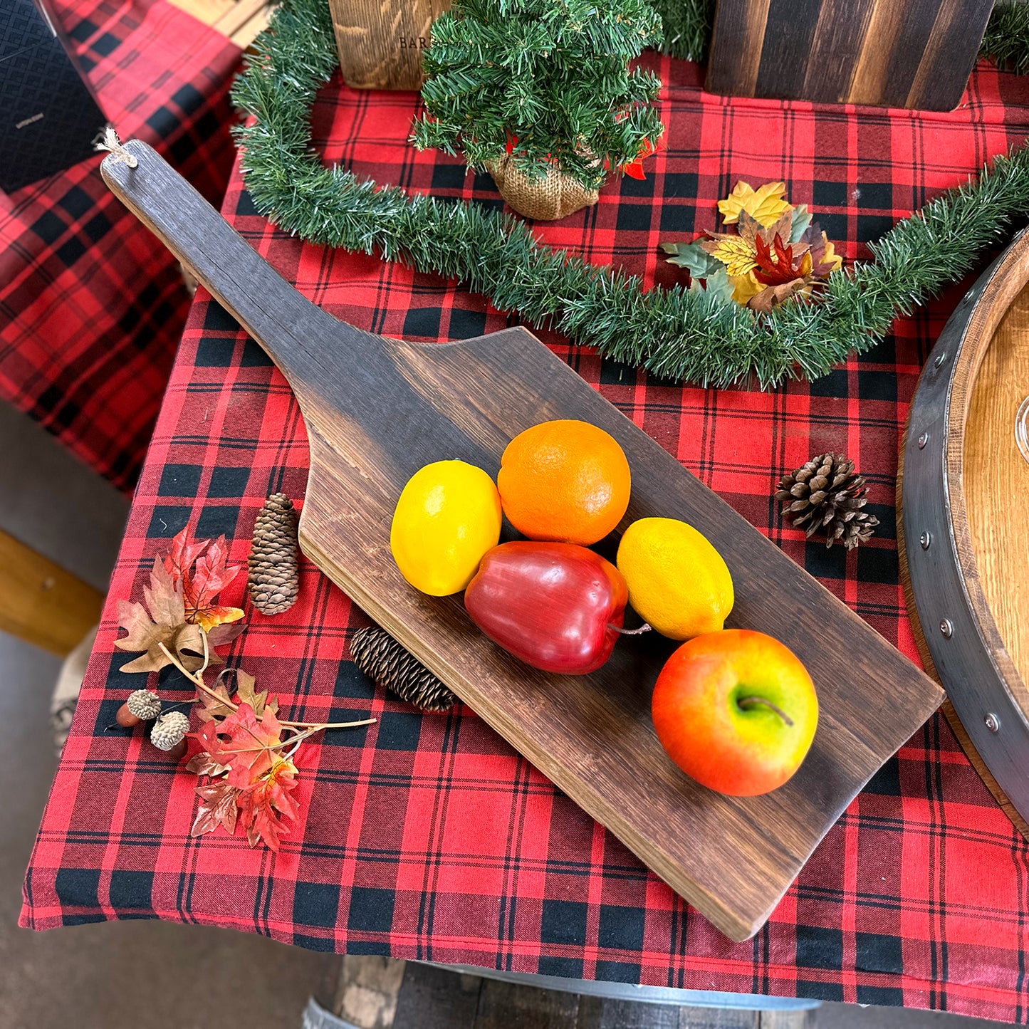 Wine Barrel Cheese Paddle – XL