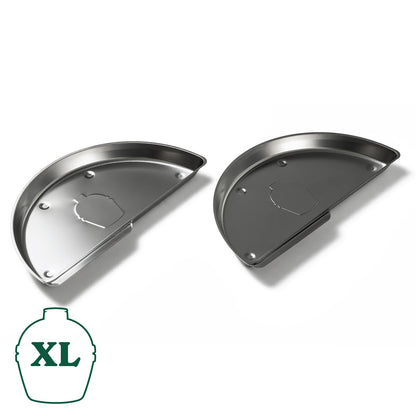 Durable Drip Trays for Big Green Egg (Stainless Steel)