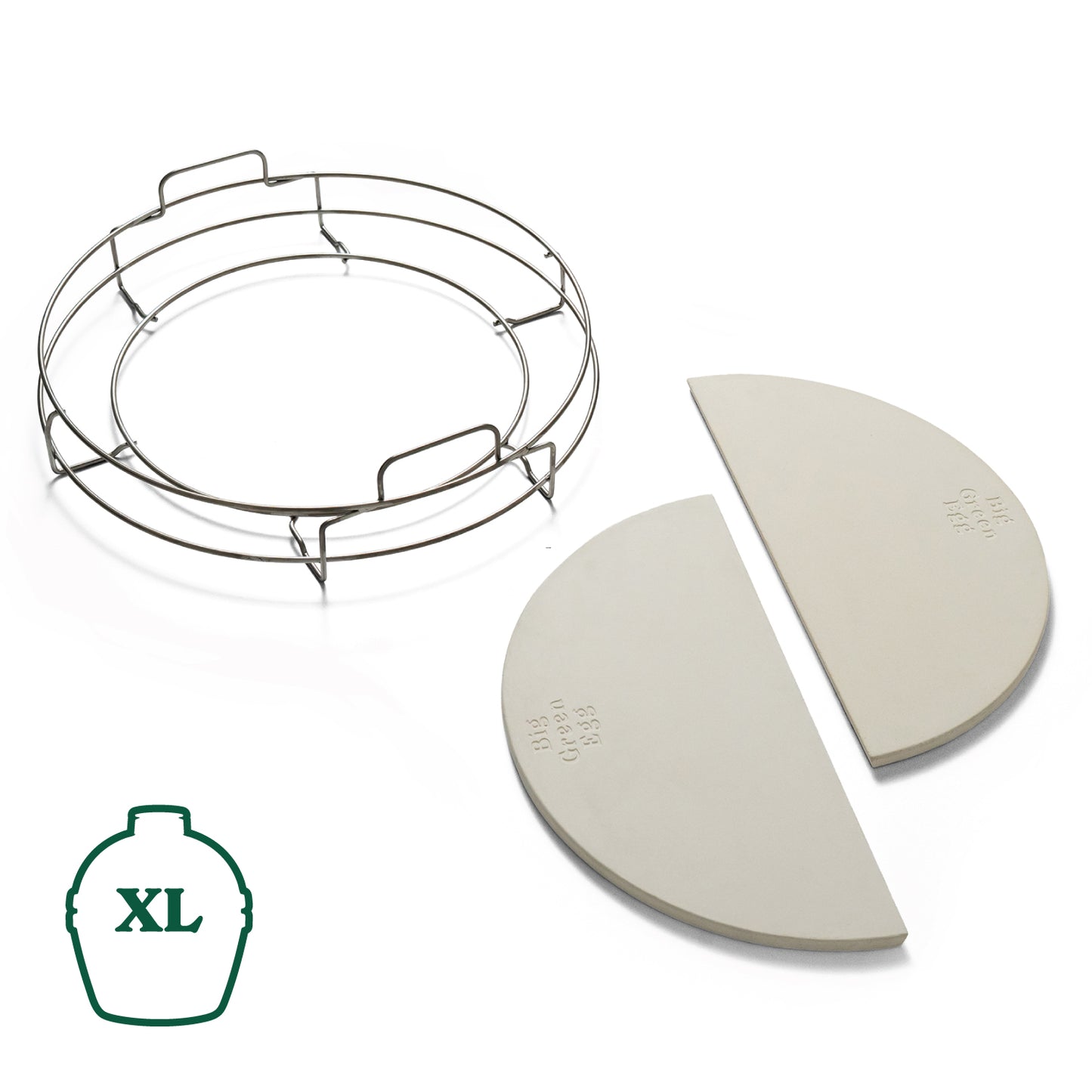 Dual Zone Deflector Kit for Big Green Egg