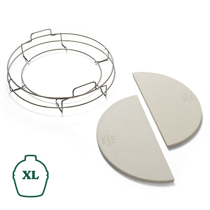 Dual Zone Deflector Kit for Big Green Egg