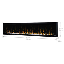 Load image into Gallery viewer, Dimplex 74&quot; IgniteXL Linear Electric Fireplace XLF74
