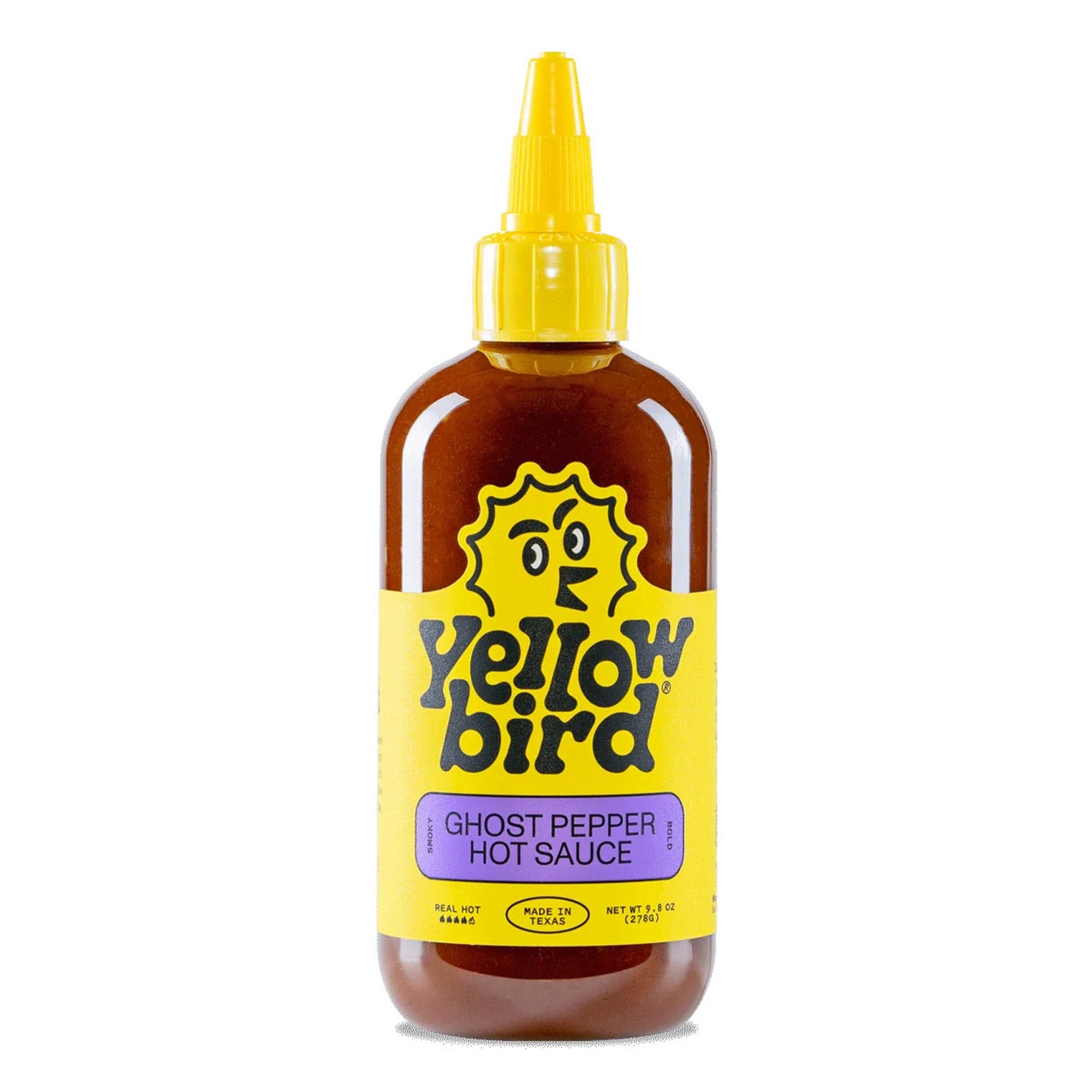 Yellowbird Sauce Ghost Pepper Condiment (9.8oz bottle)